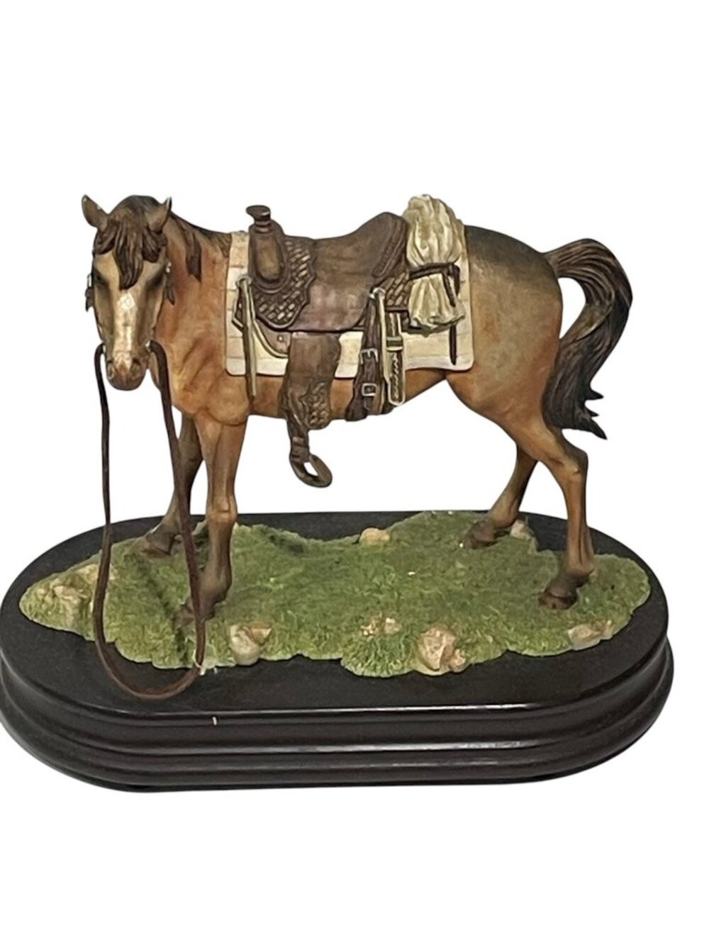 San Francisco Music Box Company Horse Figurine Bonanza Theme Song Western 1992